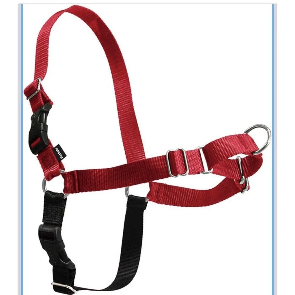 PetSafe Easy Walk No-Pull Dog Harness Medium Red/Black (25-50 lbs)